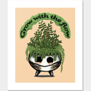 Grow with the flow Posters and Art